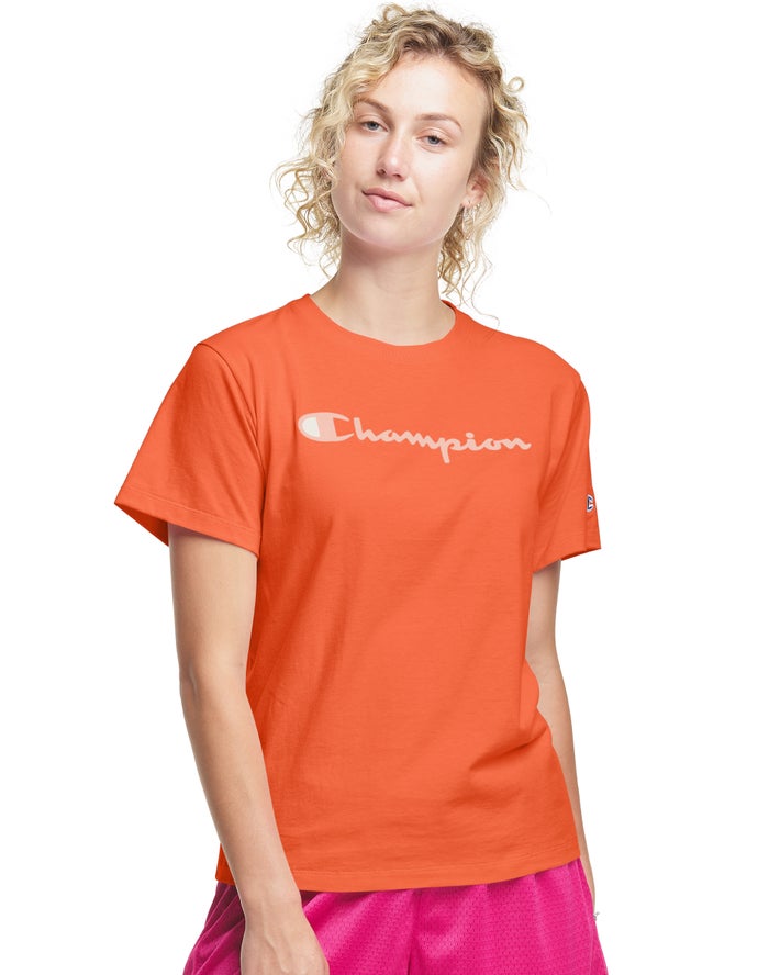 Camiseta Champion Mujer - Classic ( Naranjas ) 0713542-AL